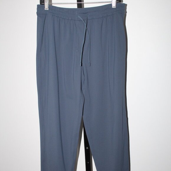 NWOT Lululemon Drawstring Straight Leg Pull On Pants Blue - Picture 3 of 4